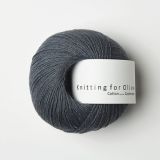 Knitting for Olives  Cotton hint of Cashmere Støvet Blåhval