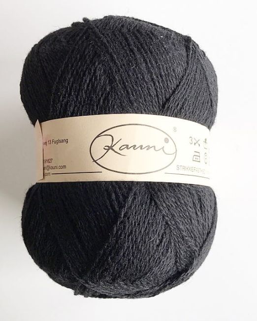 Kauni - ensfarget Sort CC