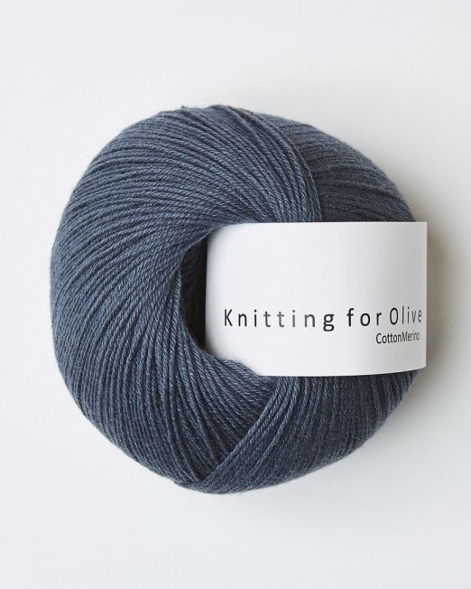 Knitting for Olives  CottonMerino - Støvet Blåhval